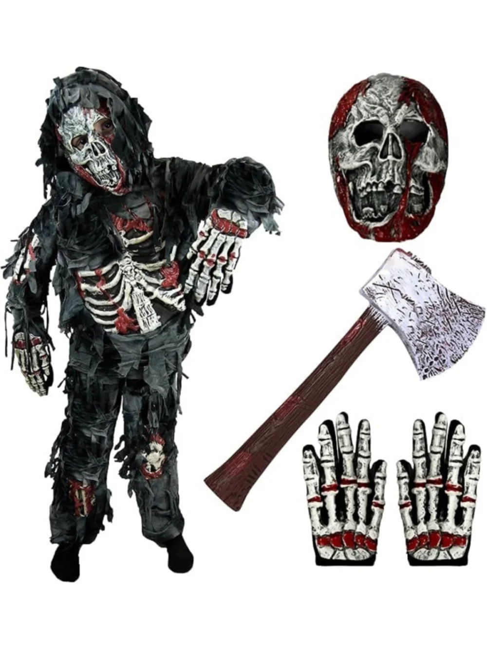 Spooktacular Creations Kids Zombie Deluxe Costume